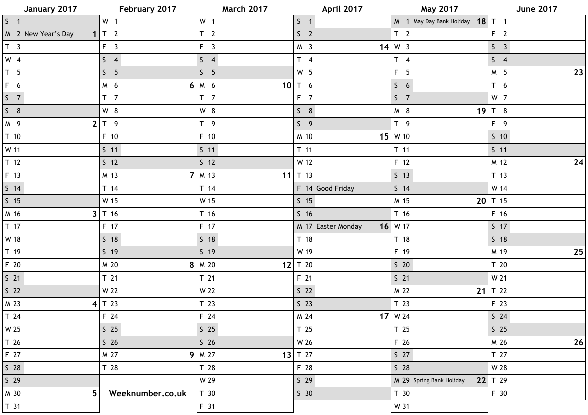 2017-calendar-with-week-numbers-and-holidays-for-england-official