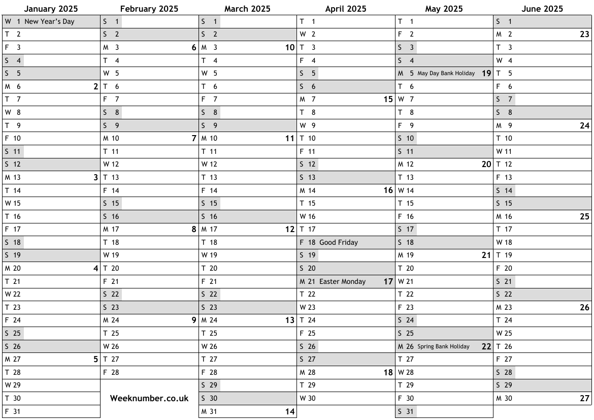 2025 Bank Holidays In England: A Comprehensive Guide - Calendar January 2025 Printable